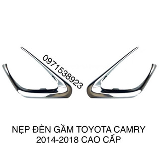 2 nẹp đèn gầm toyota camry 2015-2018 cao cấp giá rẻ