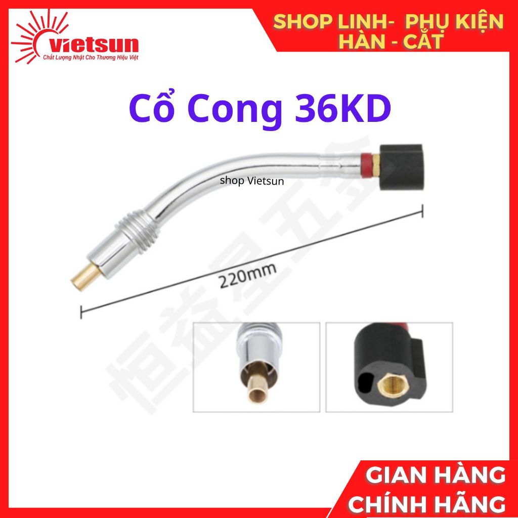 Cổ cong súng hàn Mig 15AK 24KD 36KD