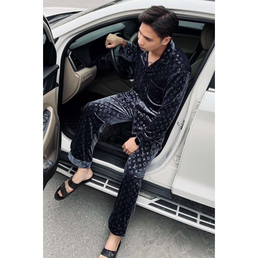 Đồ bộ mặc nhà Pyjama vải nhung ấm áp mềm mại LV18 - Beemanor