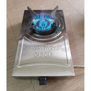 Bếp khè ga bán công nghiệp inox + van dây