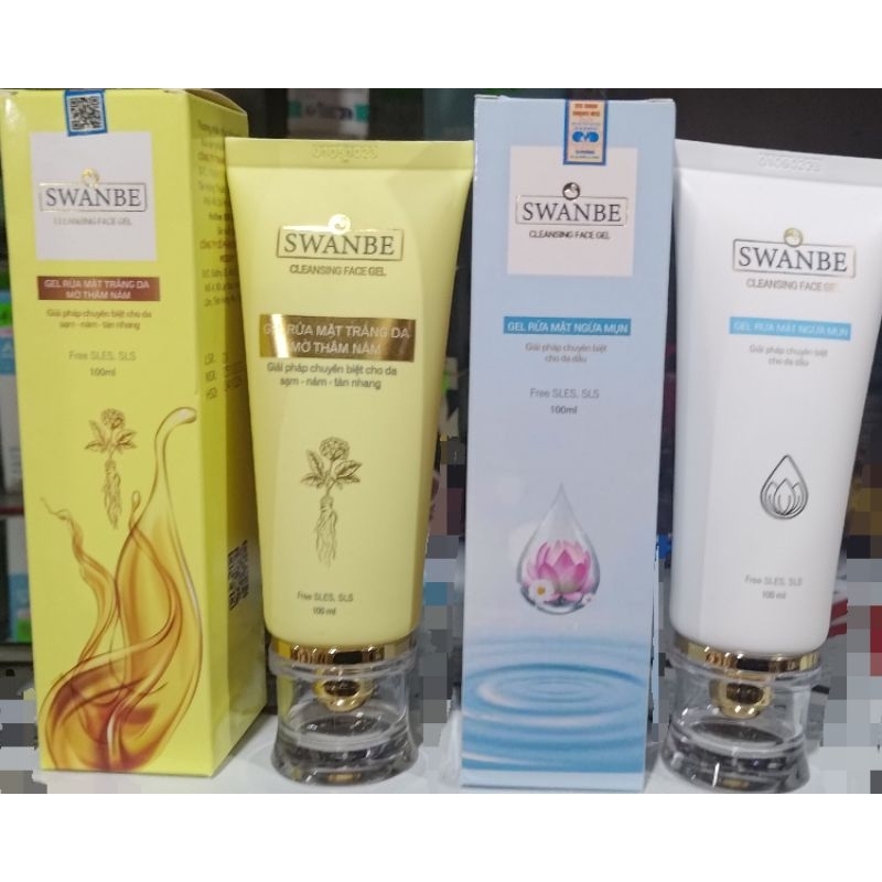 Sữa rửa mặt gel Swanbe 100ml