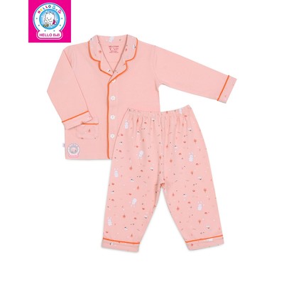 Bộ Pyjamas bông bé gái BA0262 (hình in ngẫu nhiên)