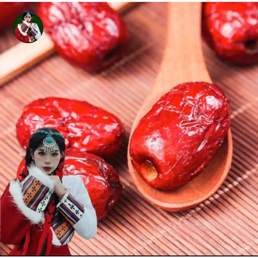 Táo đỏ Tân Cương tách hạt  sấy giòn rộp rộp  ngon mê ly