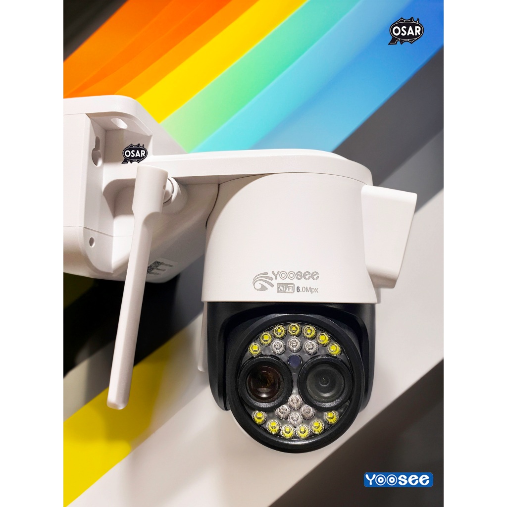 Camera IP Wifi YooSee PTZ Q26 6.0MPx, 4K, Đàm Thoại 2 Chiều, Zoom 8X, Xem Đêm Có Màu, Góc Siêu Rộng