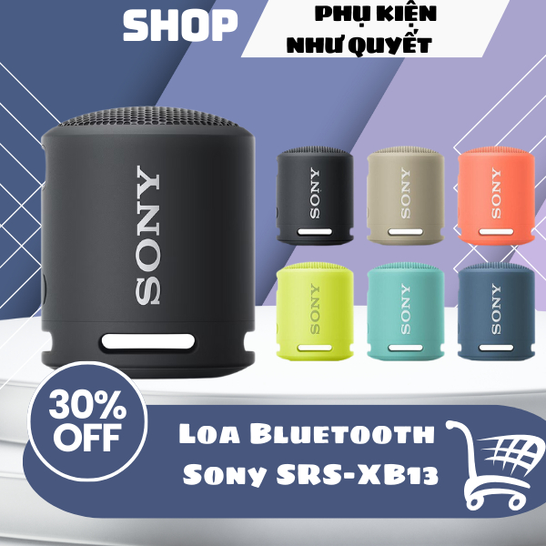 Loa Bluetooth Sony Extra Bass SRS-XB13 - Hàng chính hãng xách tay full box