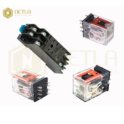 OMRON -  Rơ le trung gian 8 chân 24V/220V MY2N-GS DC24 MY2N-GS AC220/240 Omron Hàng chính hãng