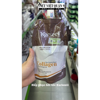 Kem hấp ủ xả phục hồi tóc collagen karseell maca 500ml | phục hồi tóc, giúp tóc siêu mềm mượt