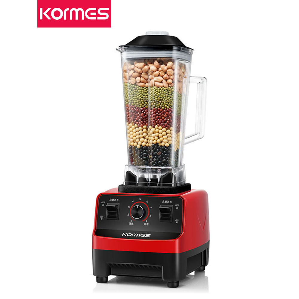 Máy xay sinh tố công nghiệp xay thịt cá rau củ đá viên. công suất 4500w. Máy xay đa năng bản 2 cối Bảo hành 2 năm