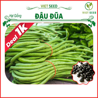 Deal 1k - hạt giống đậu đũa gói 5 hạt - hạt giống 4 mùa