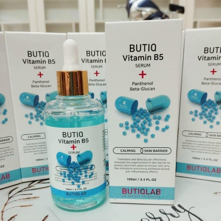 Serum B5 ButiQ, Serum HA ButiQ, Serum Vitamin C Butiq Hàn Quốc lọ 100ml Cam Kết Hàng Chính Hãng