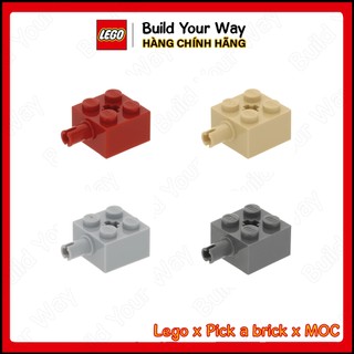 Gạch lego chính hãng khối 2 x 2 có trục / lego part 6232: brick, modified 2 x 2 with pin and axle hole