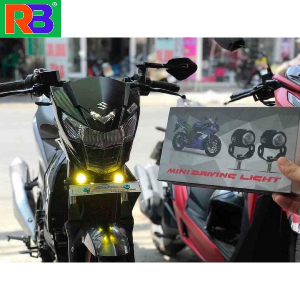 SIÊU SALE-  1 Cái  Đèn Trợ Sáng Bi Cầu Mini Cos Vàng pha Trắng 2 chế độ sáng /TẶNG CÔNG TẮC