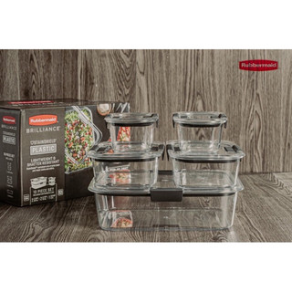 Set hộp Rubbermaid 10 món (5 hộp+ 5 nắp)