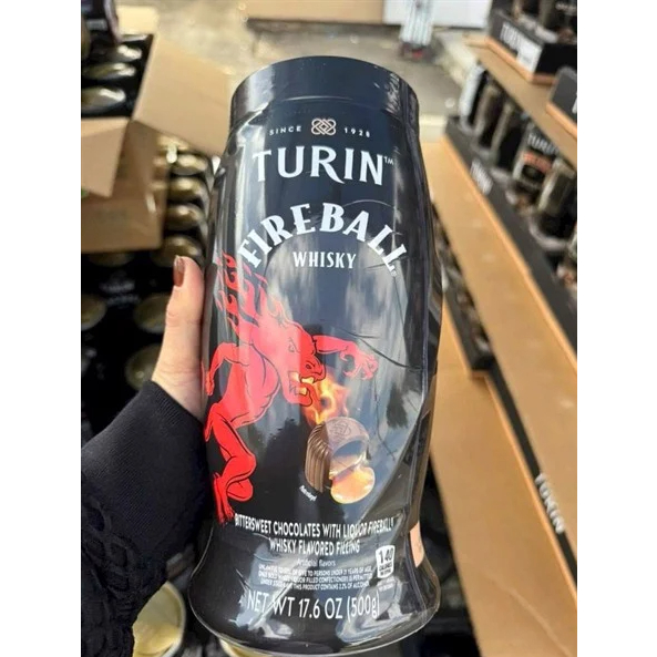 Kẹo Socola Nhân Rượu Chocolate Baileys Turin Original Irish Cream FireBall Whisky Hũ 500g  Quà Tết