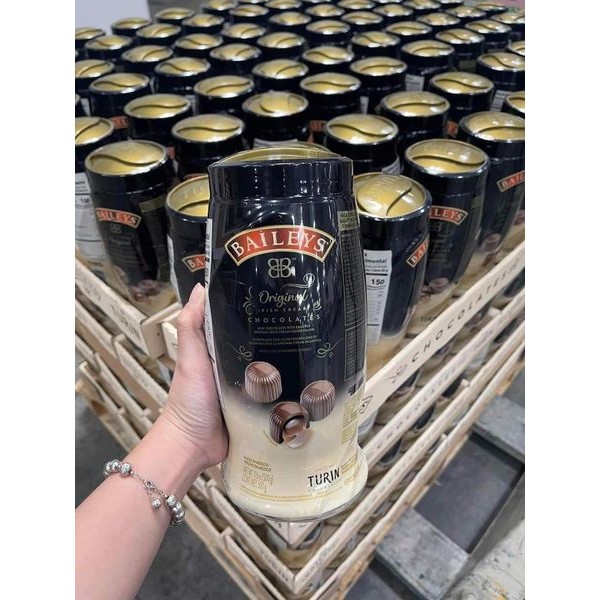 Kẹo Socola Nhân Rượu Chocolate Baileys Turin Original Irish Cream FireBall Whisky Hũ 500g  Quà Tết