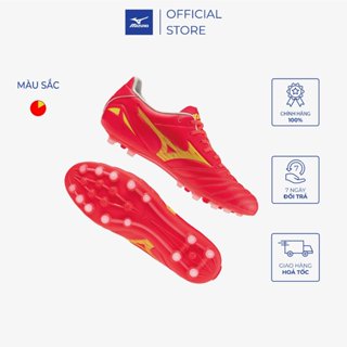 Giày đá bóng Mizuno Morelia Neo IV Pro AG, sân cỏ nhân tạo, đinh cao, da thật Kangaroo mềm mịn, đệm giảm chấn