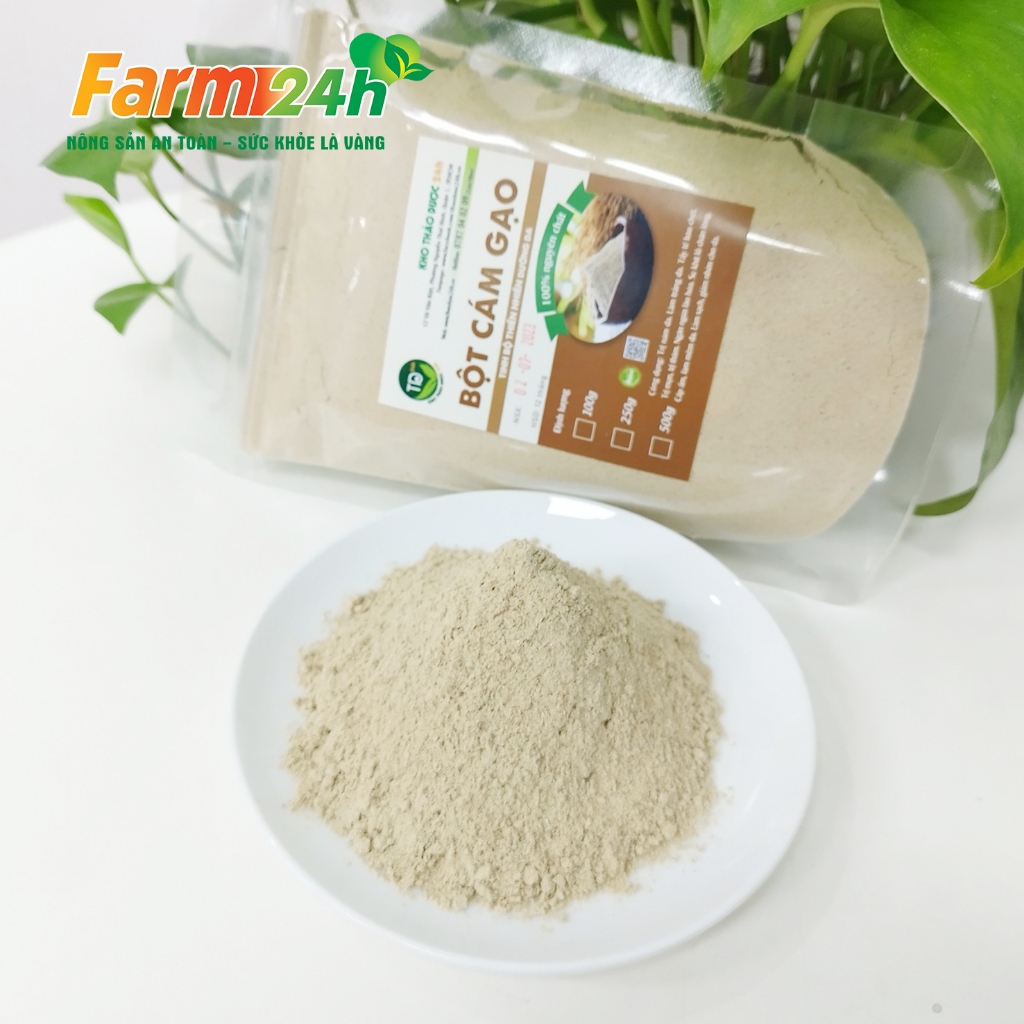 Bột cám gạo sữa nguyên chất 100% dưỡng da, cấp ẩm, làm sạch, se khít lỗ chân lông, ngăn ngừa lão hóa I Farm 24h