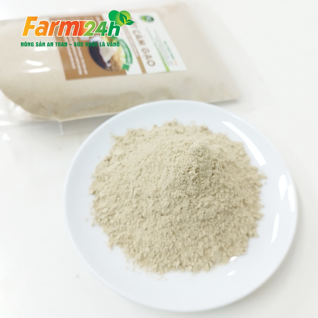 Bột cám gạo sữa nguyên chất 100% dưỡng da, cấp ẩm, làm sạch, se khít lỗ chân lông, ngăn ngừa lão hóa I Farm 24h