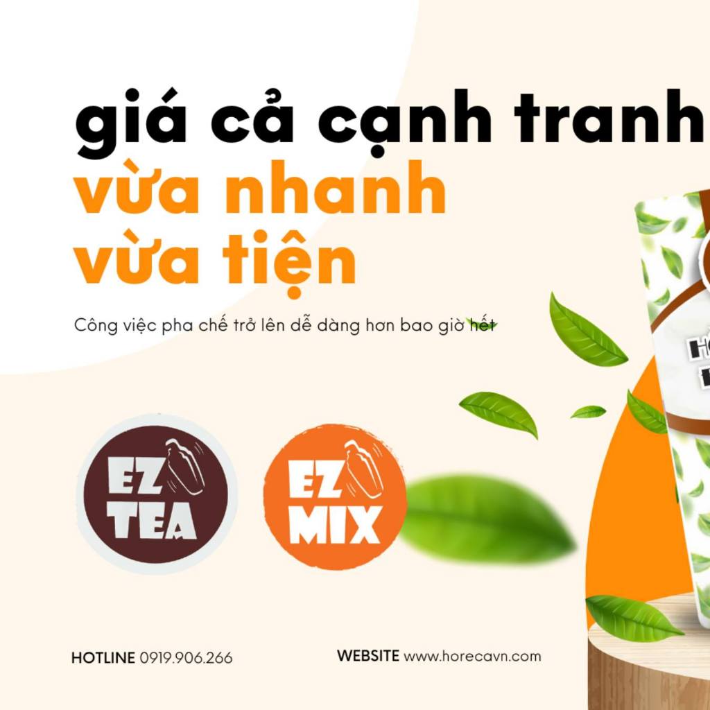 Lục Trà Hương Nhài EZTEA 500gr - Pha Trà Chanh Ngon, Tiện Lợi