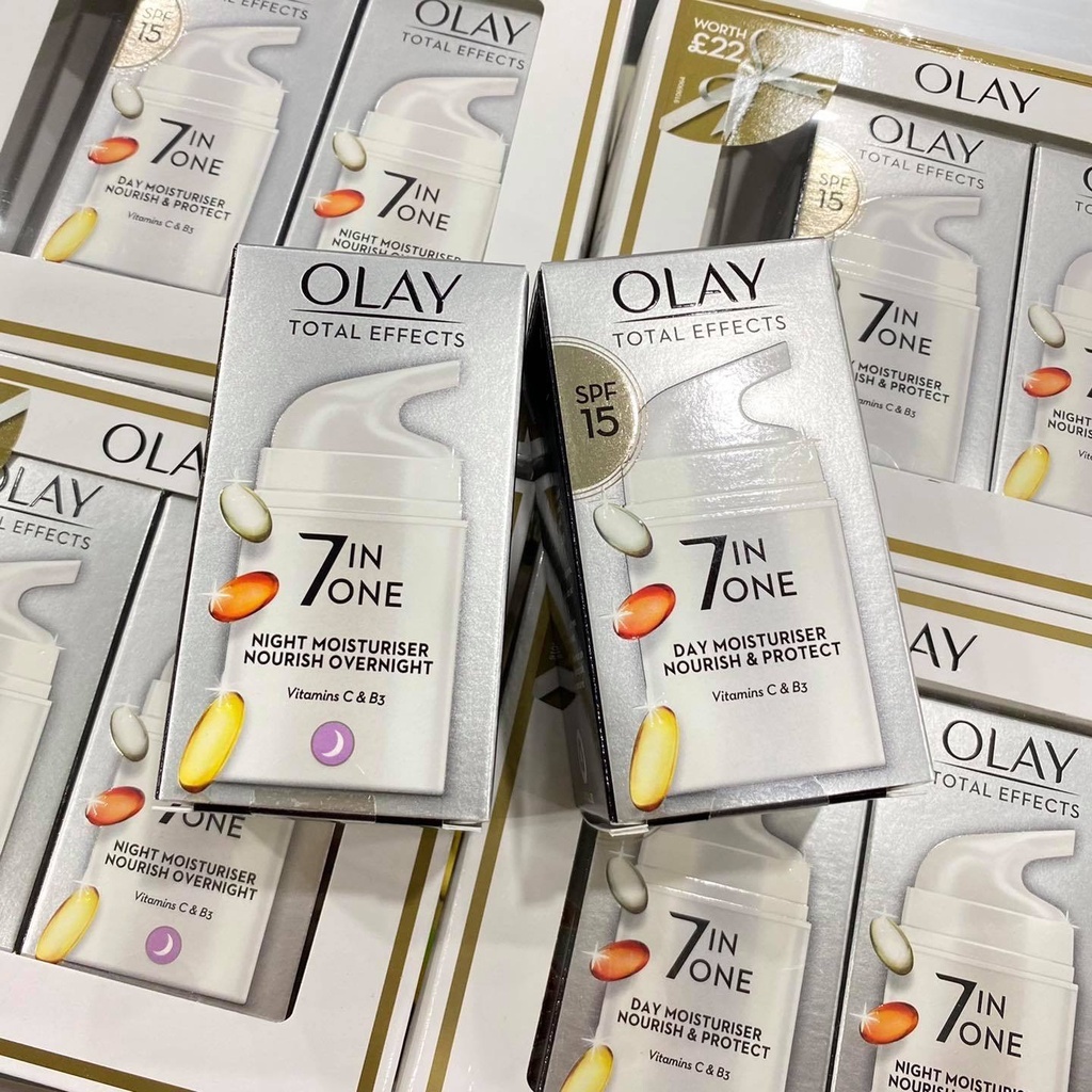 Kem Dưỡng Olay Total Effects 7 In 1 Ngày Và Đêm 50ml chống lão hóa, sáng da chống lão hóa