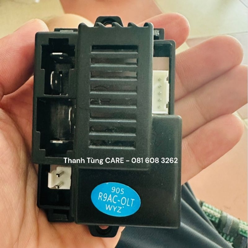 Bo mạch xe điện trẻ em J2D-7P-12V | R9AC 6V -12V cho xe đụng, xe xoay 360
