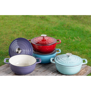 Nồi gang thành cao Oceno 22cm, nồi gang phủ men gốm cao cấp