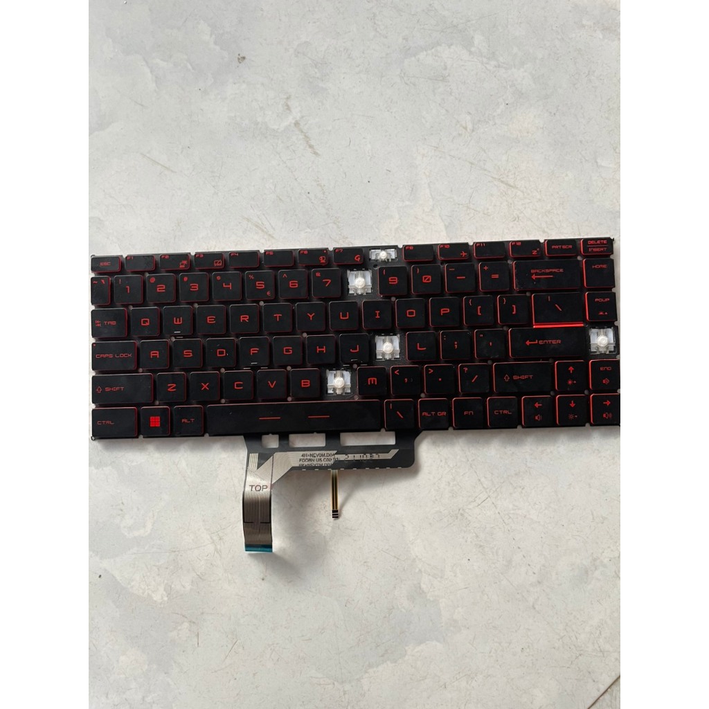 Phím lẻ Xương phím nút phím cho các dòng laptop  MSI GF63 GF63 8RC GF63 8RD GF63 8RD GF63 Thin 9SC GF63 Thin 10SC