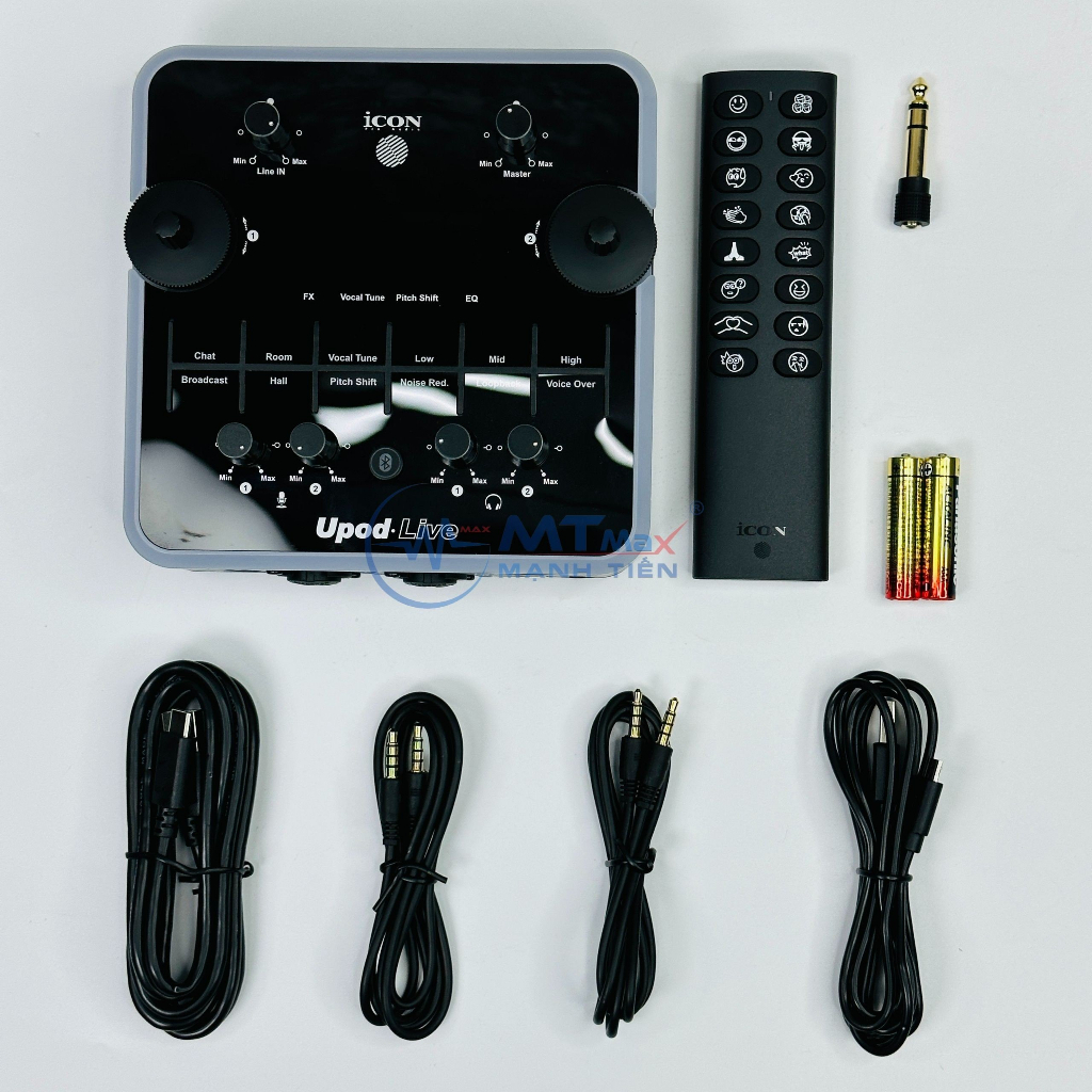 Bộ Combo Mic Thu Âm Hát Livestream Sound Card Icon Upod Live và Mic thu âm Takstar K200 Thu Âm Điện Thoại Máy Tính