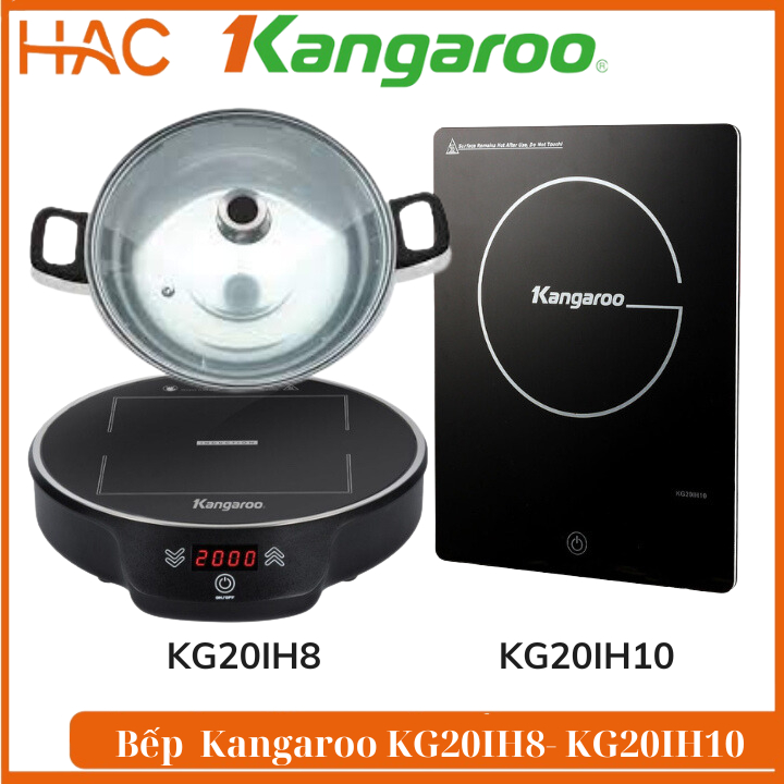 Bếp Điện Từ Đơn Cảm Ứng Kangaroo KG20IH8-KG20IH10-Công Suất 2000W - Bếp Điện Đa Năng Kangaroo