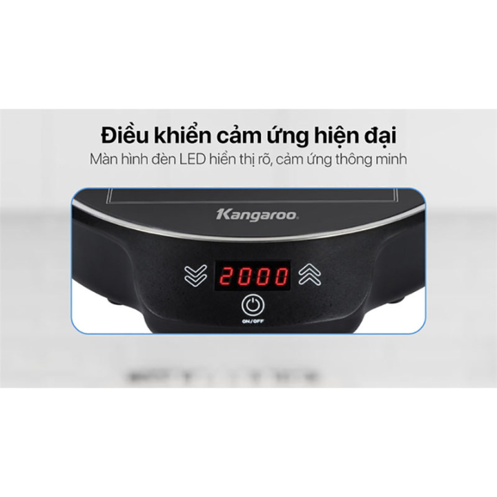 Bếp Điện Từ Đơn Cảm Ứng Kangaroo KG20IH8-KG20IH10-Công Suất 2000W - Bếp Điện Đa Năng Kangaroo