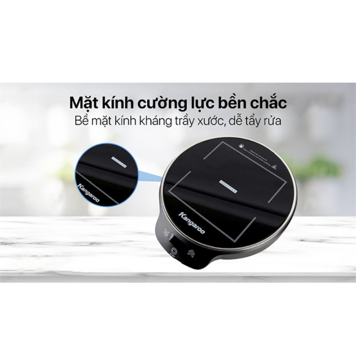 Bếp Điện Từ Đơn Cảm Ứng Kangaroo KG20IH8-KG20IH10-Công Suất 2000W - Bếp Điện Đa Năng Kangaroo