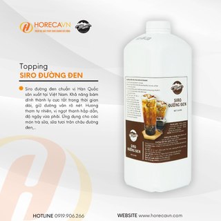 Siro Đường Đen Master 2.5kg - Hàng Việt Nam Chất Lượng Cao