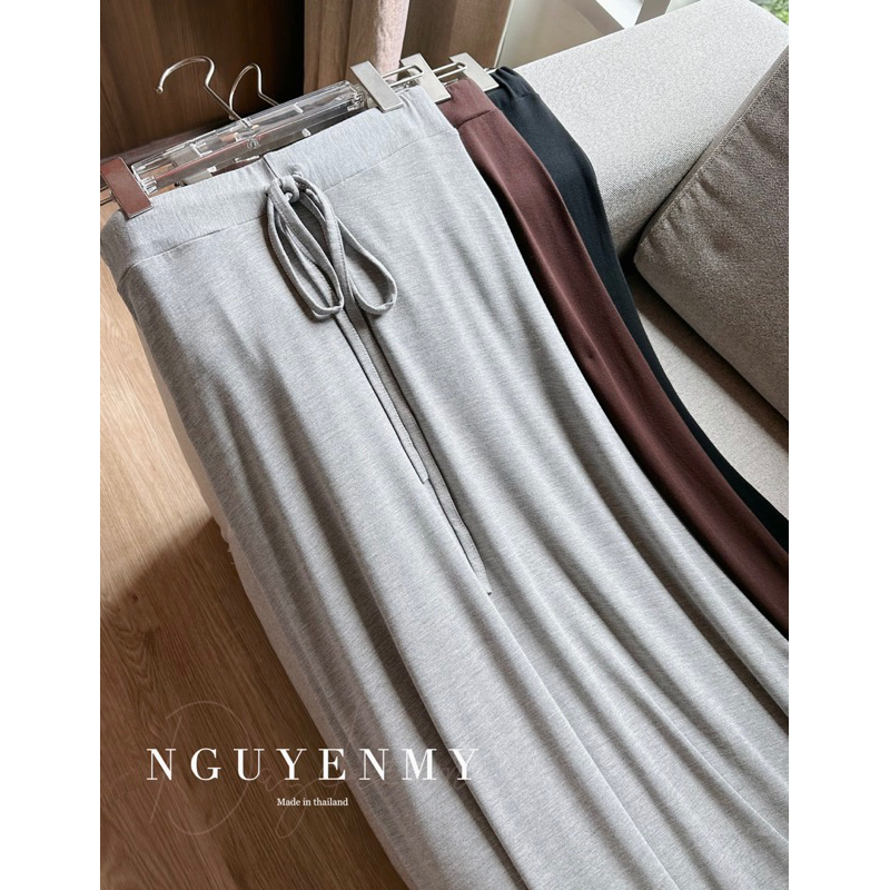 Chân váy dài thun dẻo thái