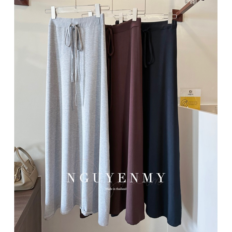 Chân váy dài thun dẻo thái