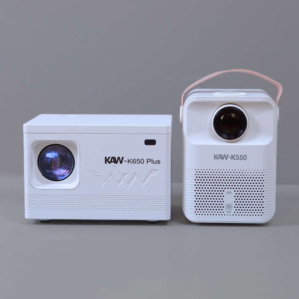 Máy chiếu mini Kaw K650 Plus - Kết Nối WIFI, Bluetooth, Audio Sinh Động, Hệ Điều Hành Android.