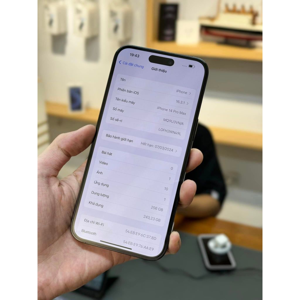 Điện thoại 14 Pro|Max 256GB Bản VN/A Pin 100%. Full chức năng. Bảo hành 12 tháng