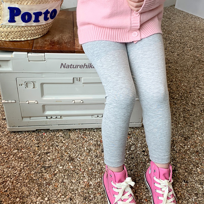 Quần leggings dài cho bé gái vải cotton spandex mềm mịn cực thoải mái và sang chảnh LYBABY QCD15