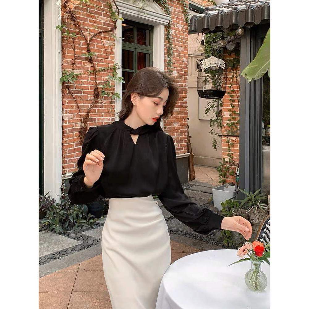 Chân Váy Bút Chì Dài 75cm Chanh Sả Che Bụng Hàng HOT 2023 thời trang công sở nữ