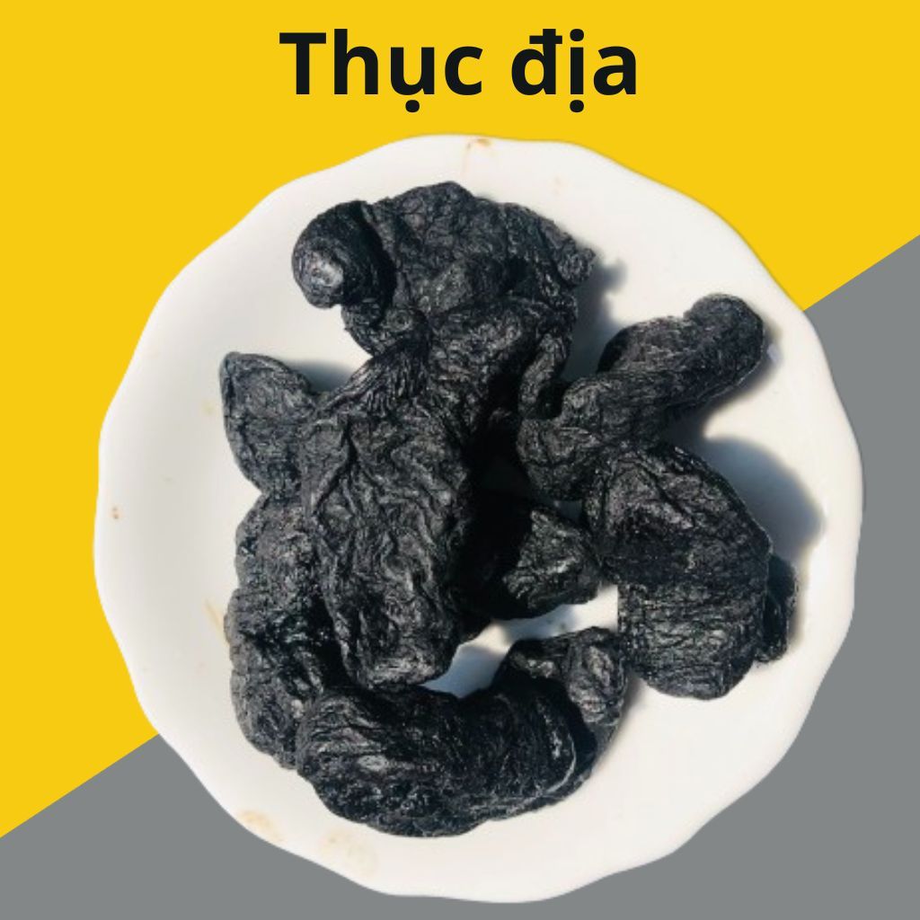 Thục địa loại ngon chế biến kĩ, thục địa chín mềm, đen nhuận, nhiều mật