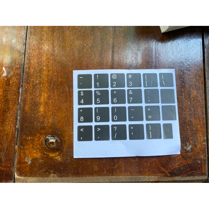 Miếng dán bàn phím tiếng anh vừa khít phím cho các hãng dell hp thinkpad