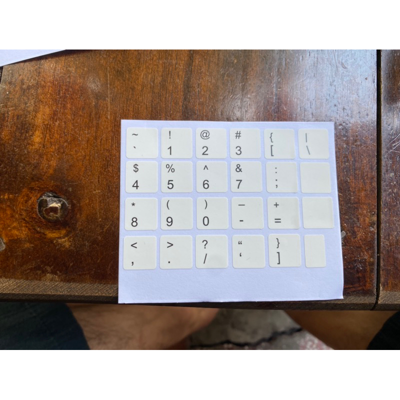 Miếng dán bàn phím tiếng anh vừa khít phím cho các hãng dell hp thinkpad