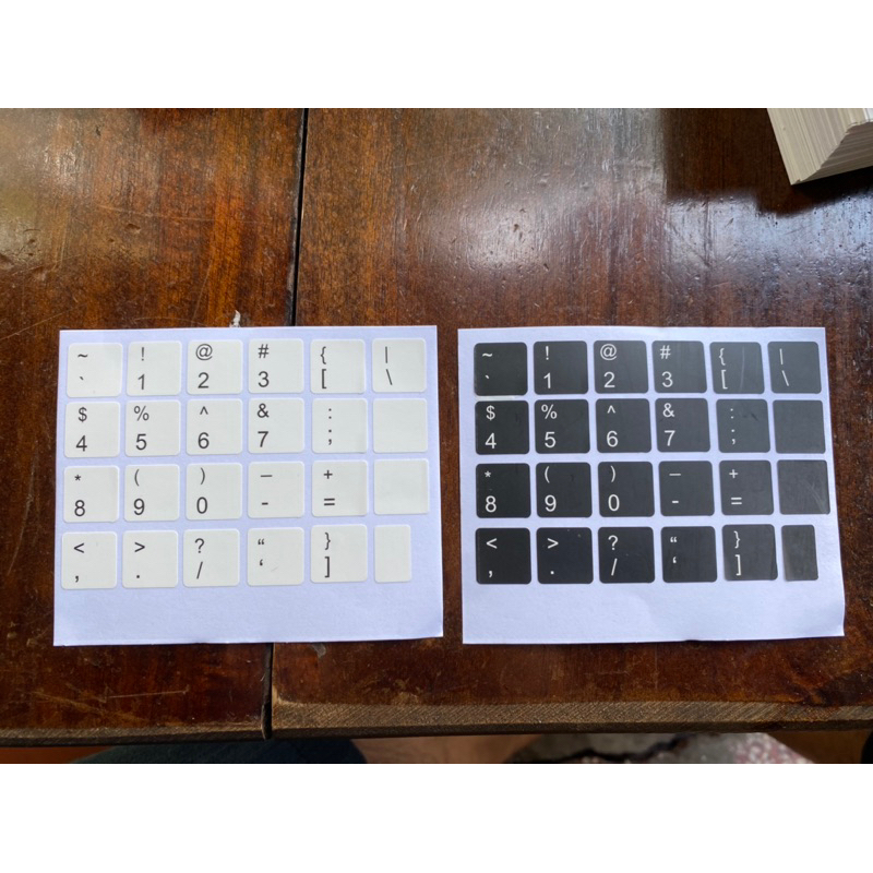 Miếng dán bàn phím tiếng anh vừa khít phím cho các hãng dell hp thinkpad