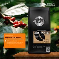 Cà phê mộc/cà phê nguyên chất/ cà phê hạt pha máy master aromatic 500g - 100% arabica cầu đất