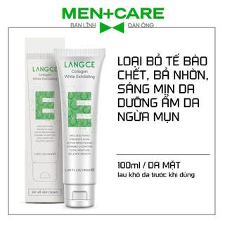 TẨY TẾ BÀO CHẾT COLLAGEN TRẮNG DA CẤP ẨM NGỪA MỤN 100ml LANGCE DÀNH CHO NAM