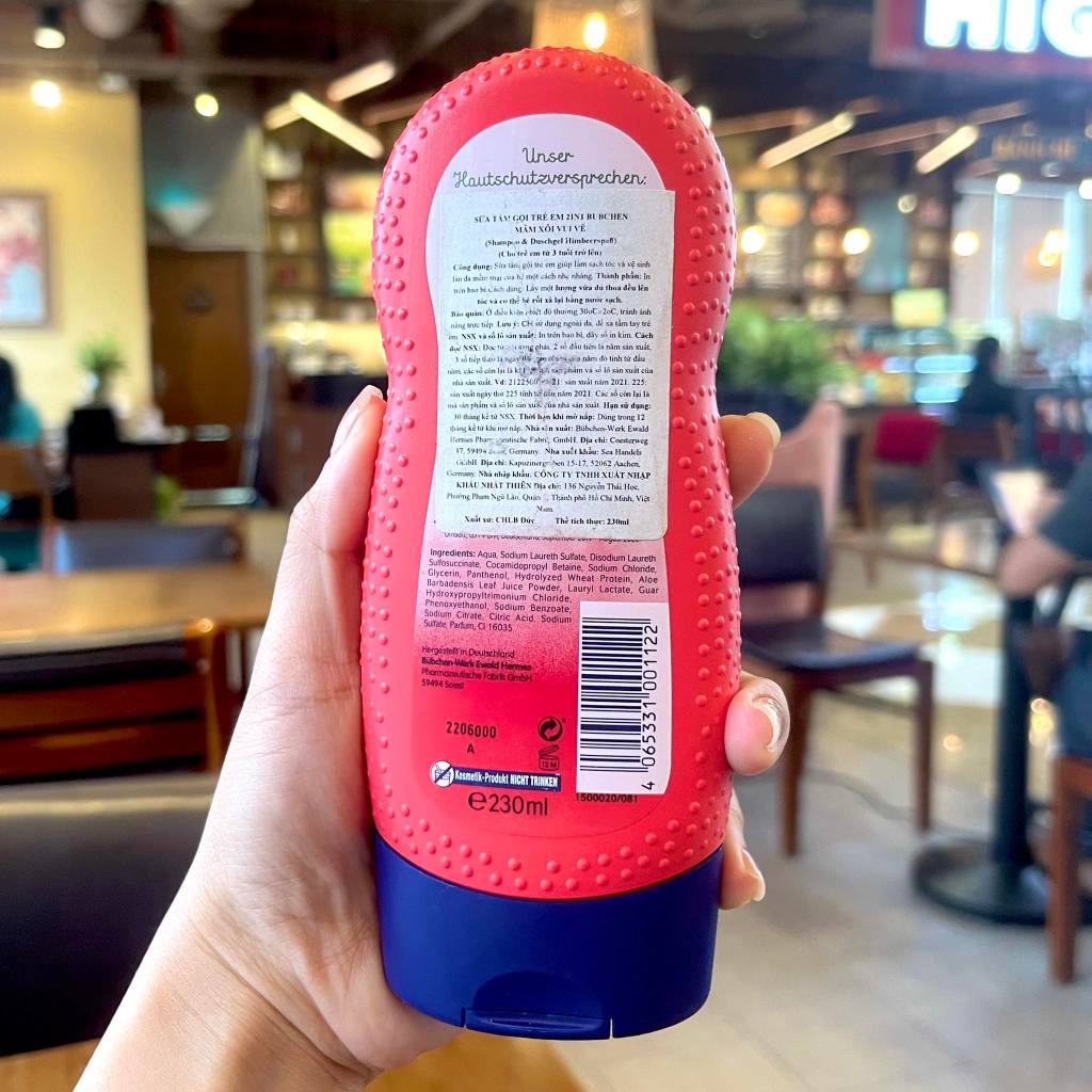 Sữa Tắm Gội Cho Bé BUBCHEN 230Ml