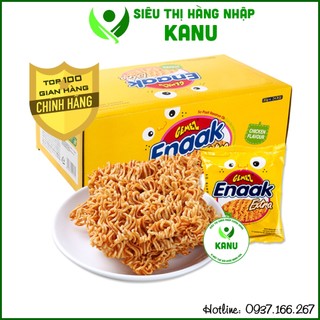 [Thùng 24 gói] Snack mì tôm ăn sống Enaak Extra Indonesia cho bé, mì ăn vặt ăn liền ngon rẻ