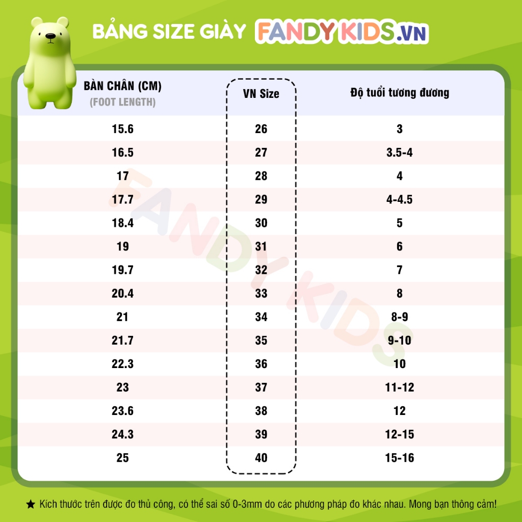 Giày Sandal trẻ em Fandy Kids Khóa vặn Eva Xanh Lục AU7880