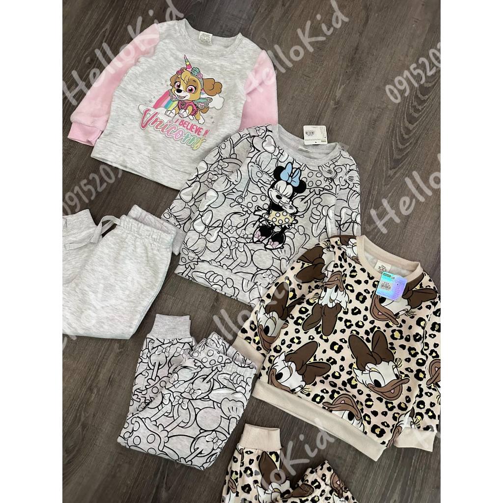 Bộ nỉ hình djsney ngộ nghĩnh cho bé