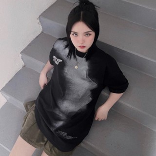 Áo thun local brand tay lỡ nam Now saigon Joy tee basic giá rẻ cổ tròn unisex big size form rộng màu đen - Gin store