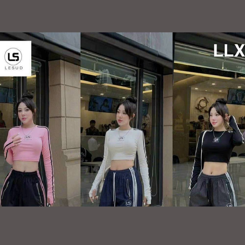 Ao Croptop Dài Tay LS Chất Thun Cực Đẹp